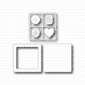 Die Chokolade�ske set oppefra gummiapan D28