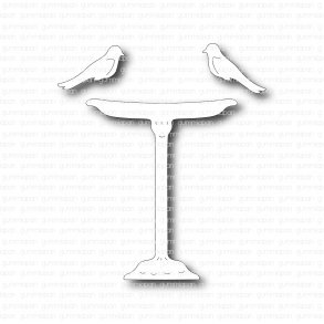 Die F�gelbad med f�glar gummiapan D35