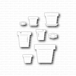 Die Set med krukor gummiapan D29