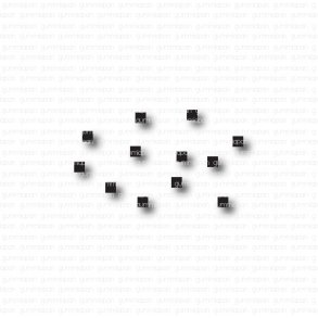 Die Pixel Prints gummiapan D29