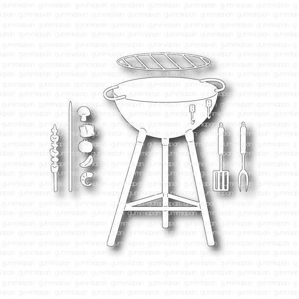 Die Grillset gummiapan D8