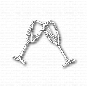 Die Champagneglas gummiapan D29