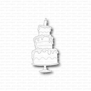 Gummiapan Die T�rta med ljus 