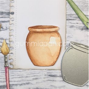 Die Stor Penselburk Gummiapan 