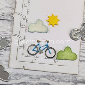 Die Cykel, Sol och Moln Gummiapan RESTORDRE