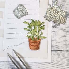 Die Tropisk V�xt Gummiapan 