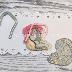 Die Bilbarnstol Gummiapan 