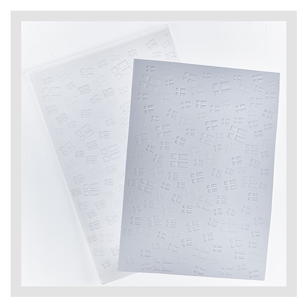 Embossingfolder A5 Mix af flag Design5
