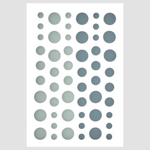 Enamel Dots MAT St�vet gr�n lys + m�rk Design5