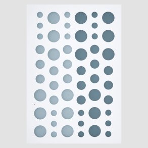 Enamel Dots MAT St�vet bl� lys + m�rk Design5