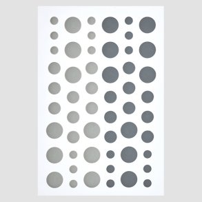 Enamel Dots MAT Gr� lys + m�rk Design5