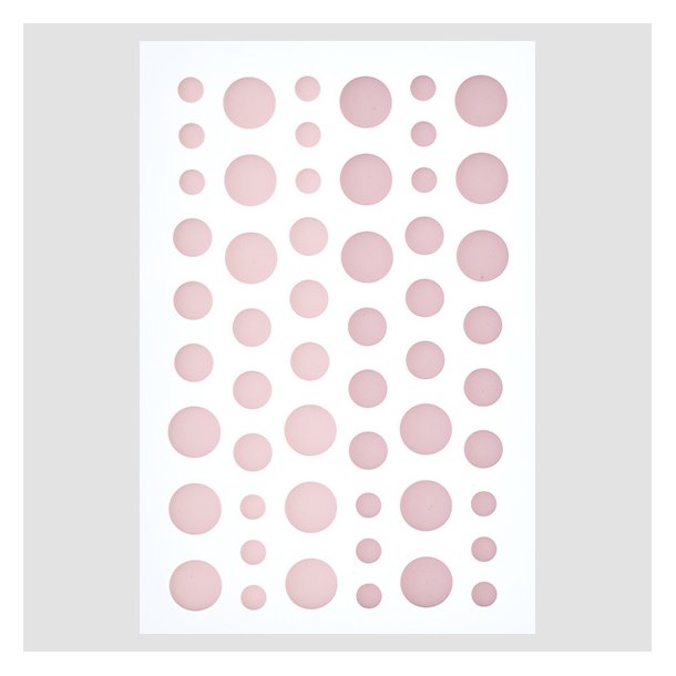 Enamel Dots MAT Stvet Pearly pink lys + mrk Design5