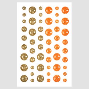 Enemal Dots GLIMMER Champagne + Cognac Design5