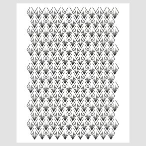 Design5 Stencil Diamant A5 D15