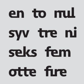 Design5 Stempel Tal med bogstaver ST20