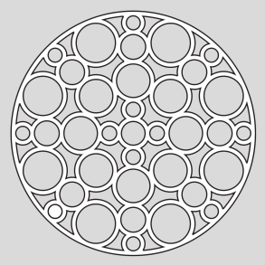 Design5 Die Cirkel med sm cirkler D8