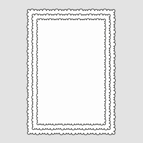 Design5 Die A7 rammer med boblekant 3stk