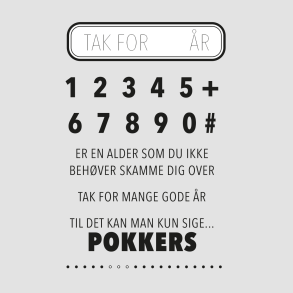 Akryl stempel Tak for r Design5