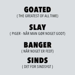 Akryl stempel Goated Design5