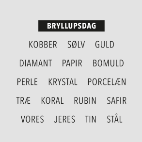 Akrylstempel Bryllupsdag Design5