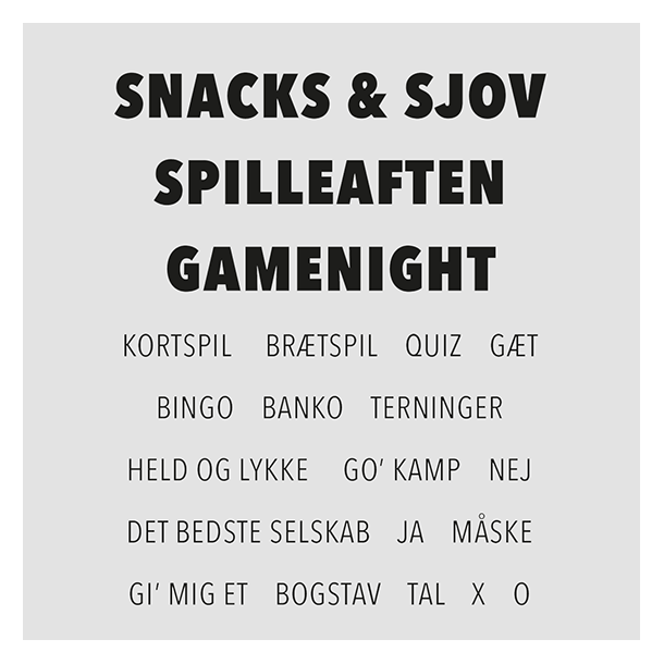 Akrylstempel Snacks &amp; Sjov Design5