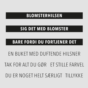 Akrylstempel Blomsterhilsen Design5