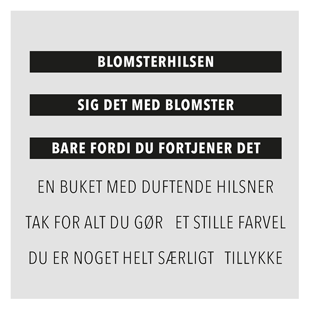 Akrylstempel Blomsterhilsen Design5