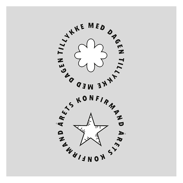 Akrylstempel Tillykke med dagen Design5 