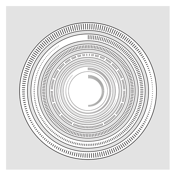 Die Cirkel RAW striber 7stk Design5