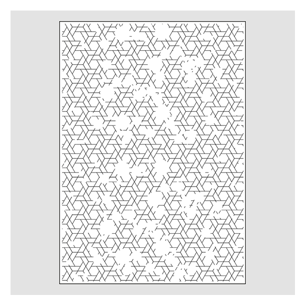 Die Hexagon A6 baggrundsdie Design5