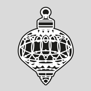 Die Elegant julepynt m. skygge Design5