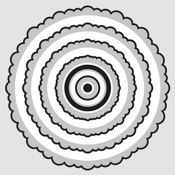 Die  Runde boblerammer m. skygge Design5