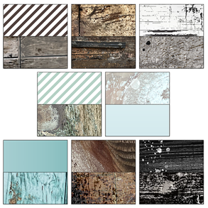 Papirblok A5 RawWood 24ark Design5