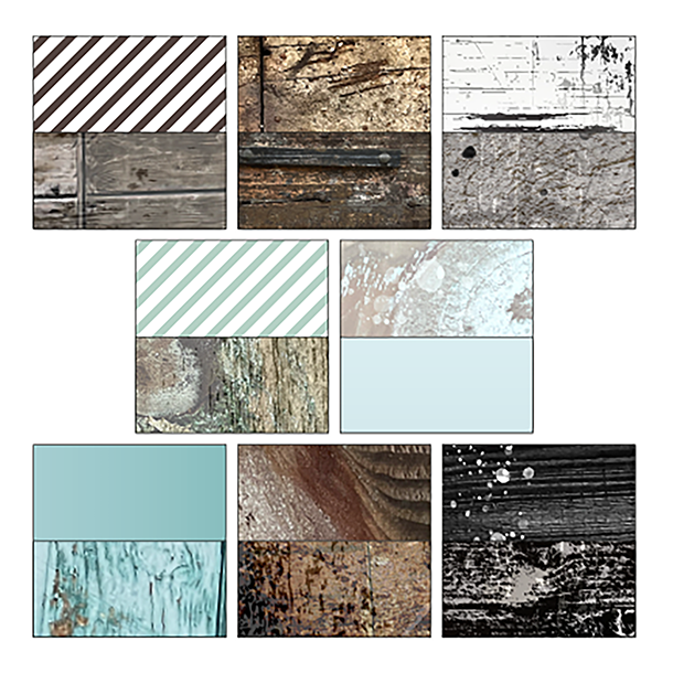 Papirblok A5 RawWood 24ark Design5