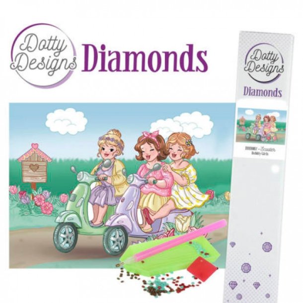 Diamond painting Bubbly Girls str. 29,7x42cm