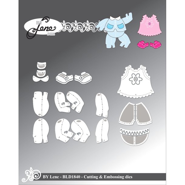 Die Accessories til bld1839 BY LENE BLD1840