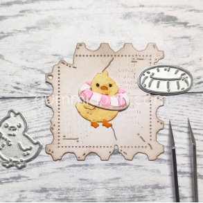 Die gummiapan Anka i badring FORUDBESTILLING