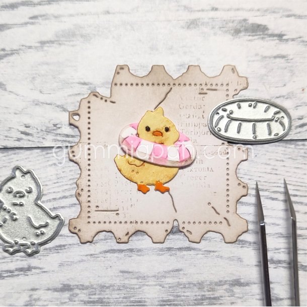 Die gummiapan Anka i badring FORUDBESTILLING