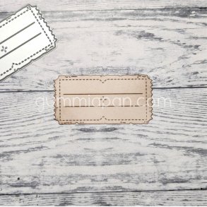 Die gummiapan Biljett med Blomma FORUDBESTILLING 