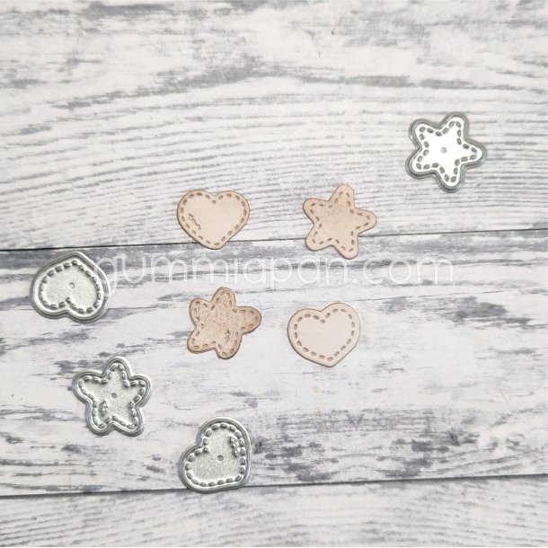 Die gummiapan Hj�rta &amp; Stj�rna Liten storlek FORUDBESTILLING