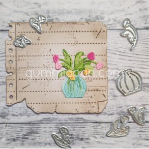 Die gummiapan Sm� Tulpaner i Vas FORUDBESTILLING