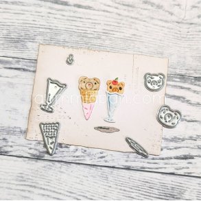 Die gummiapan Teddy Glass set 2. FORUDBESTILLING