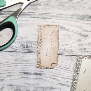 Die gummiapan Pappersbit med uppvikt h�rn FORUDBESTILLING