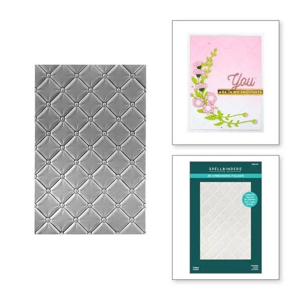 Tufted 3D Embossing Folder spellbinders