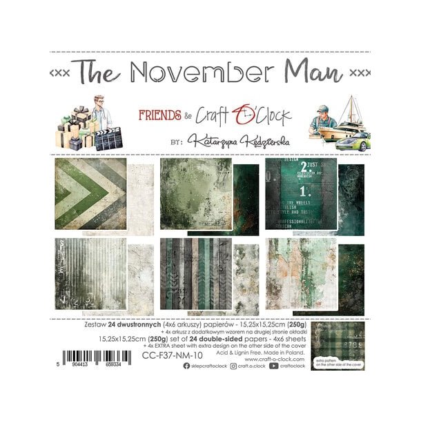 The November Man 6x6 Inch Paper Set