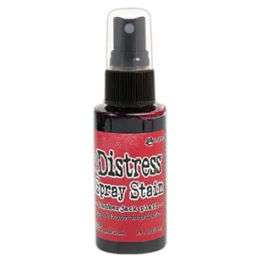 Tim Holtz distress spray stain Lumberjack plaid