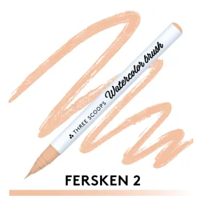 Watercolor brush - Fersken 2
