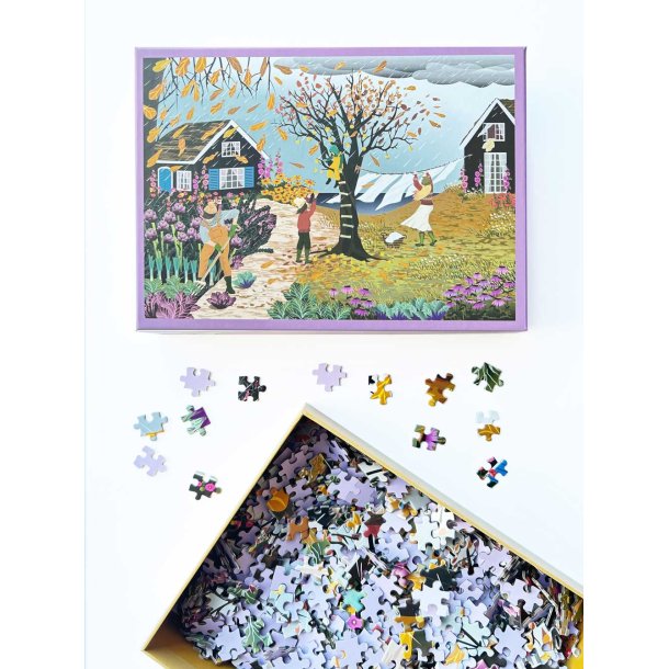 Here Comes The Rain puslespil med 1000 brikker Vissevasse