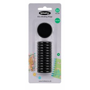 Disc Binding Rings - Black � 28mm 11stk HGT051 FORUDBESTILLING P� LAGER P� MESSEN