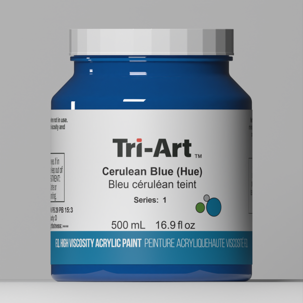 Tri-Art High Viscosity Cerulean Blue Hue 500ml